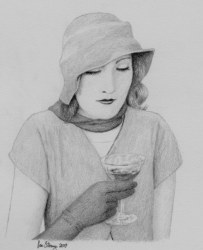 Drawing demo of a classy lady