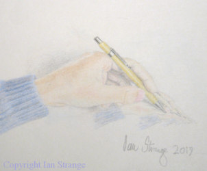 Drawing hand drawing hand demo